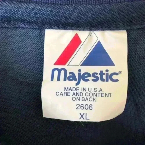 Majestic Athletic Apparel Polo XL Made in USA - Picture 5 of 5
